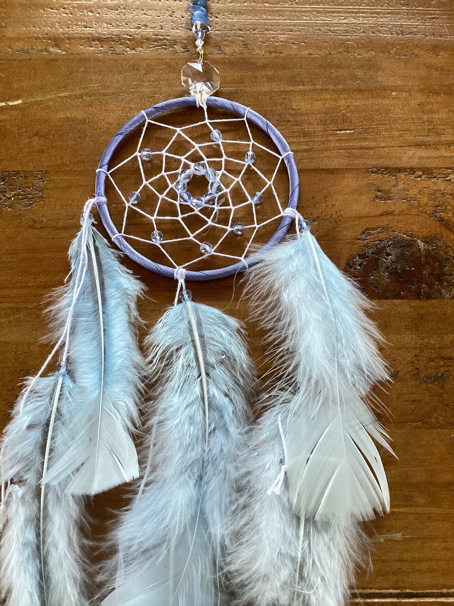 Crystal Dreamcatcher Pale Blue