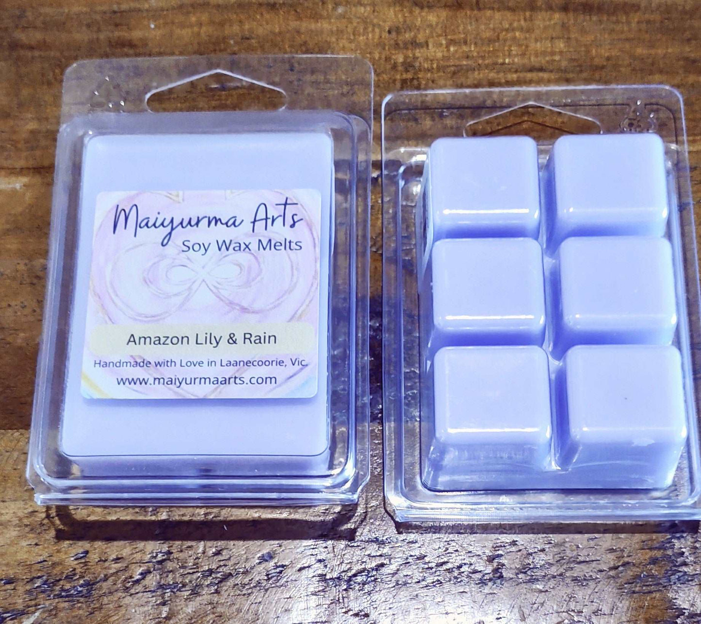 Amazon Lily & Rain Soy Wax Melts Clam Shell