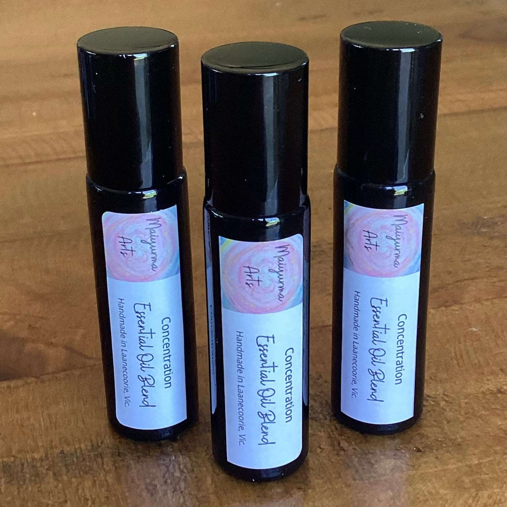 Concentration Essential Oil Blend Roll on Perfume Oil 10ml