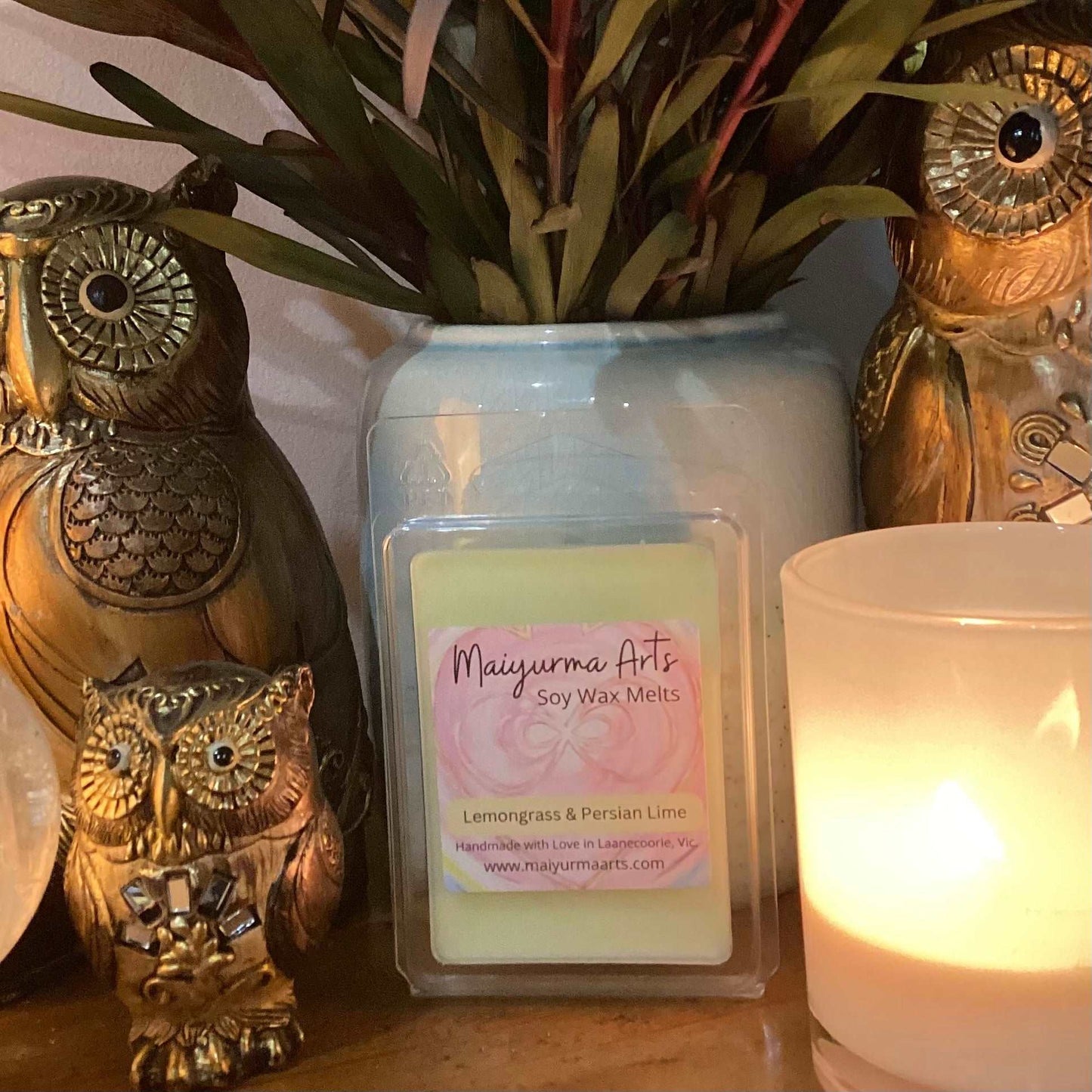 Lemongrass & Persian Lime Soy Wax Melts Clam Shell