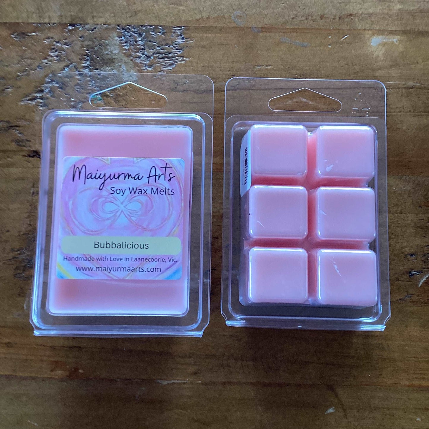 Bubbalicious Wax Melts Clam Shell