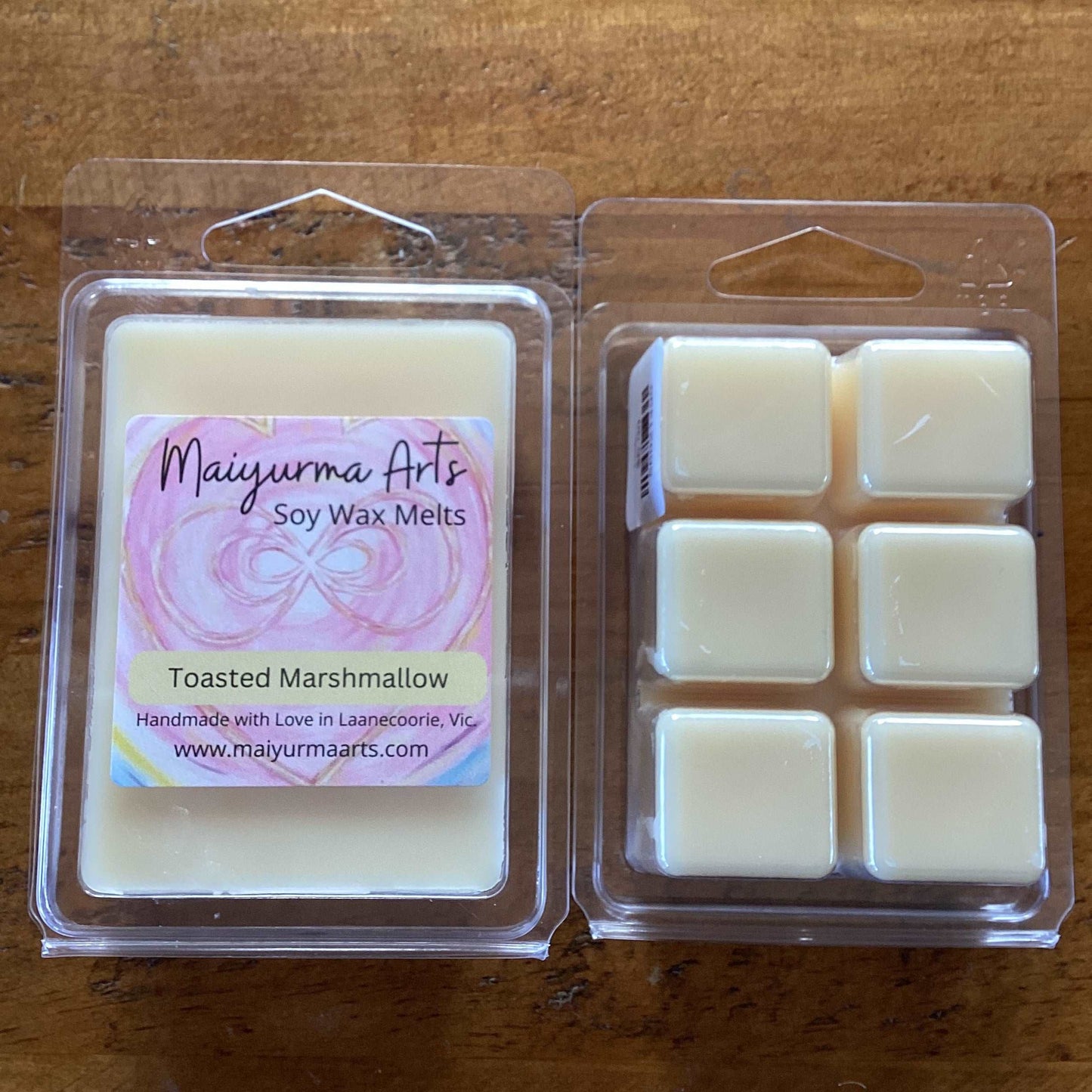 Toasted Marshmallow Soy Wax Melts Clam Shell