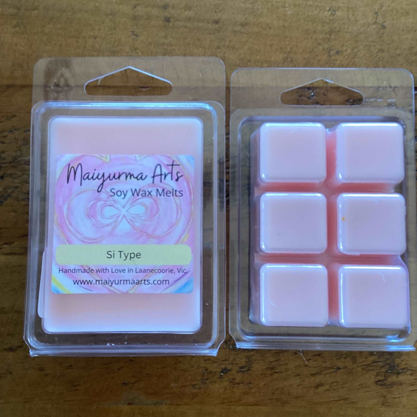 Si Type Soy Wax Melts Clam Shell