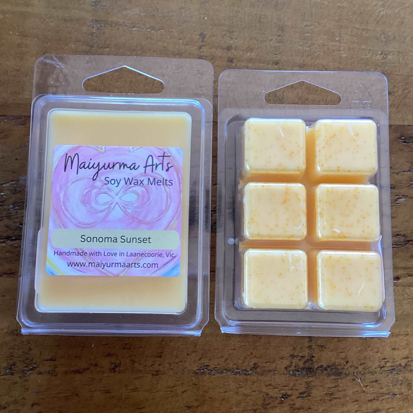 Sonoma Sunset Soy Wax Melts Clam Shell