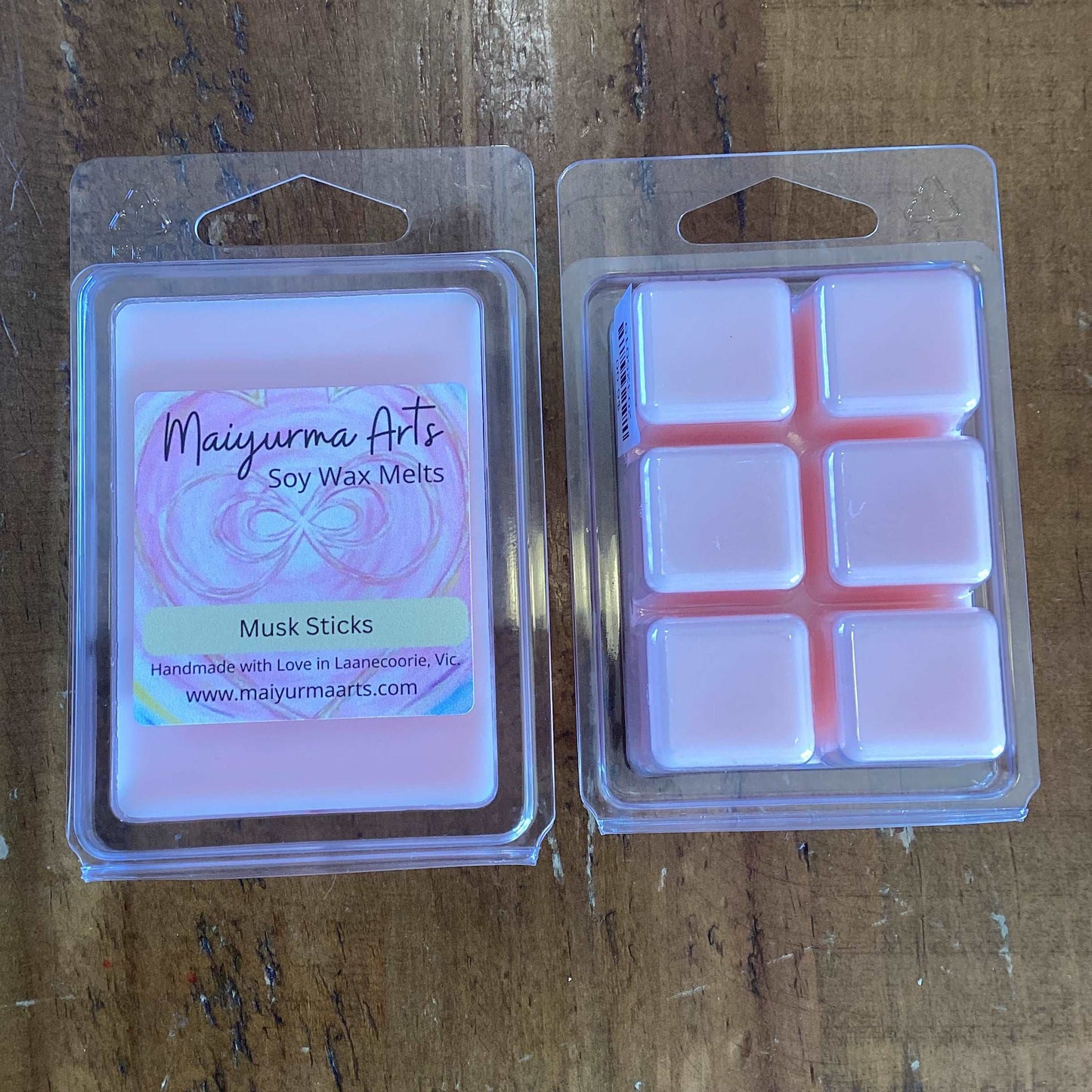 Musk Sticks Soy Wax Melts Clam Shell