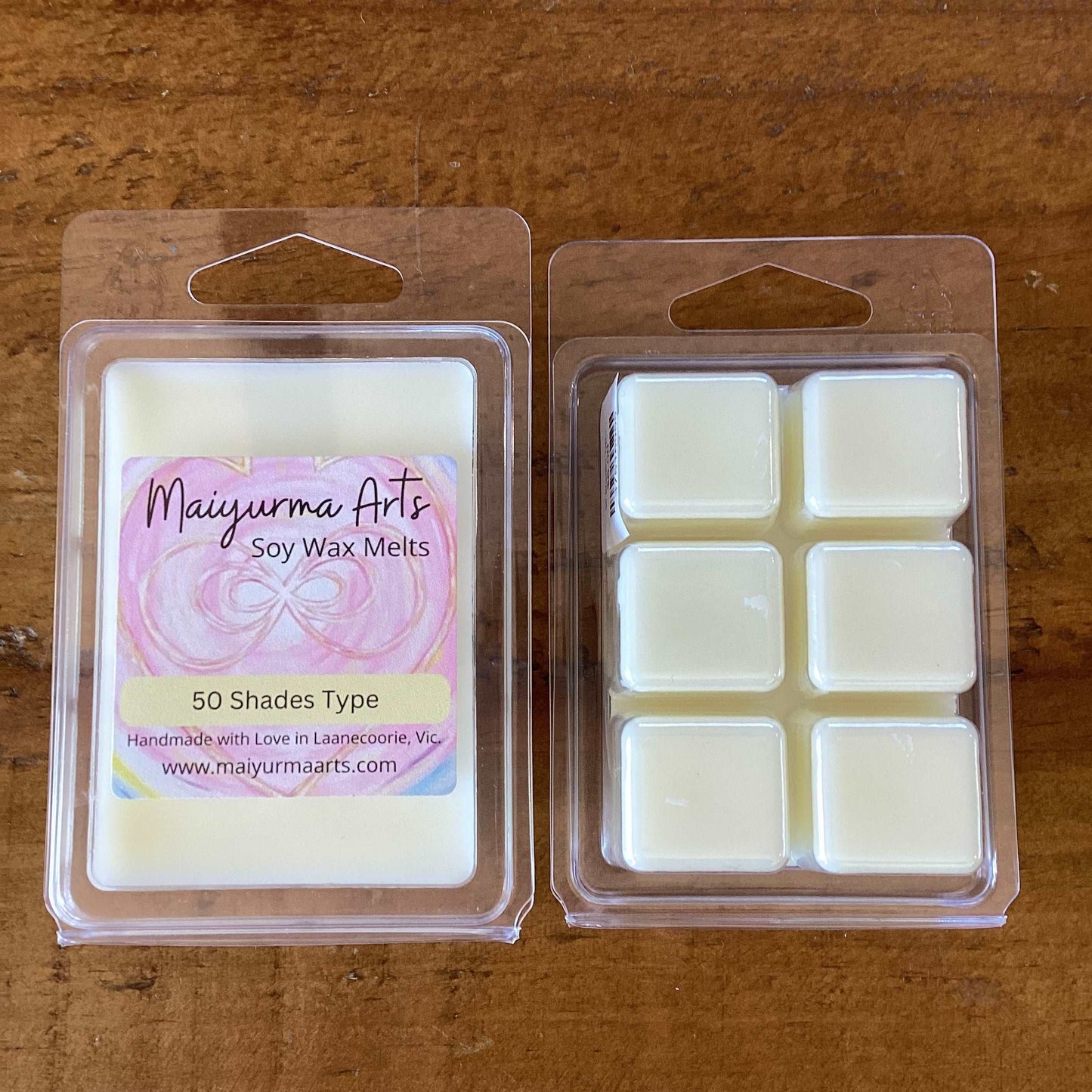 50 Shades Type Soy Wax Melts Clam Shell