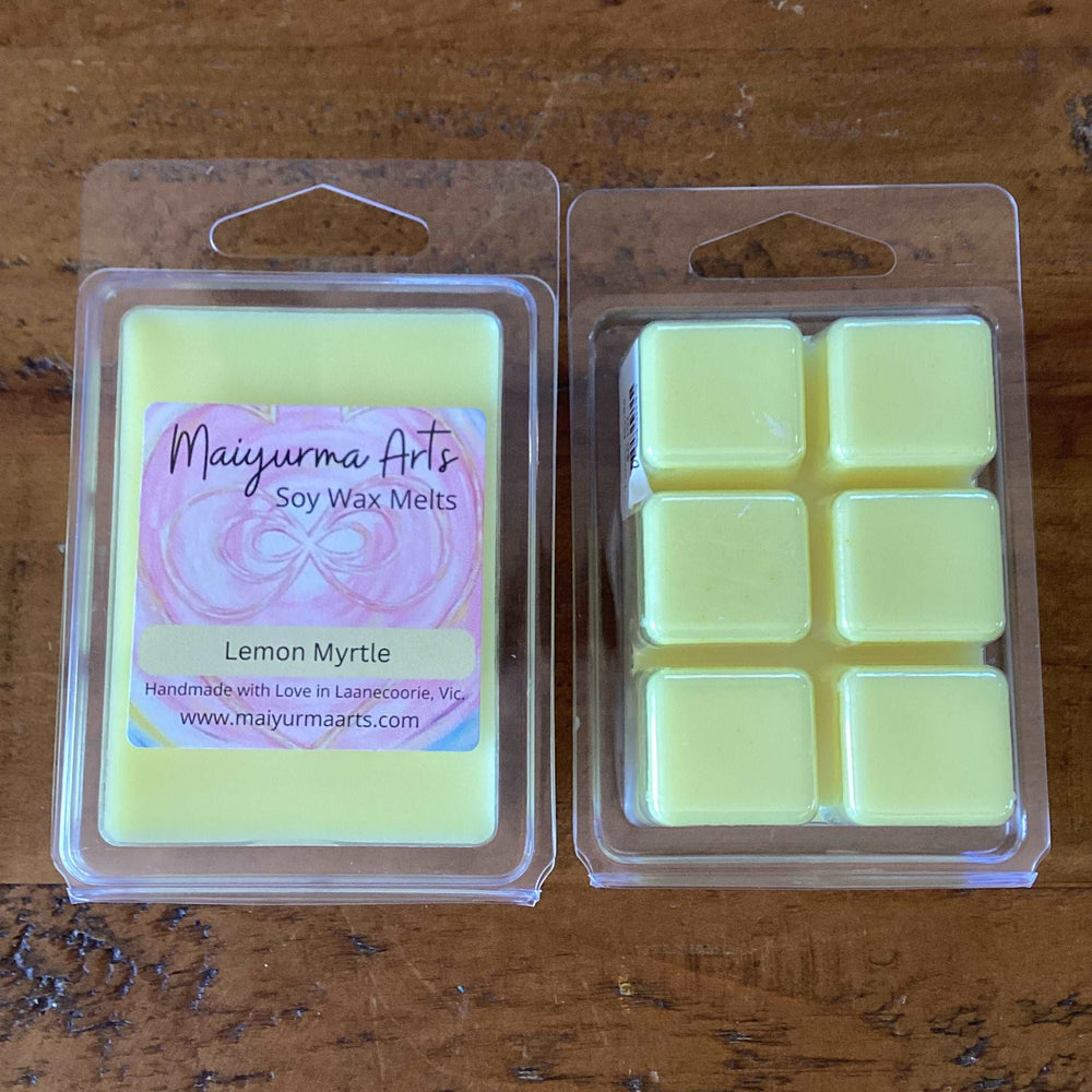 Lemon Myrtle Soy Wax Melts Clam Shell