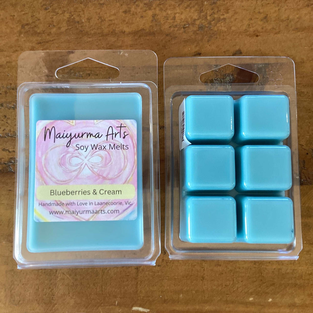 Blueberries & Cream Soy Wax Melts Clam Shell