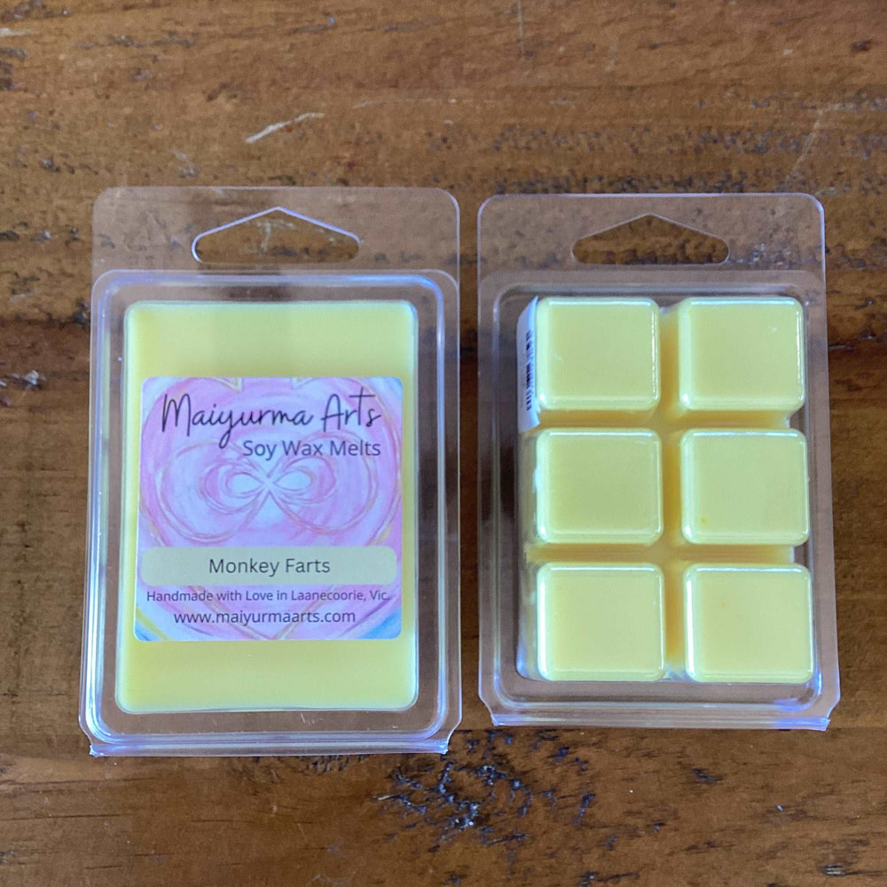 Monkey Farts Soy Wax Melts Clam Shell