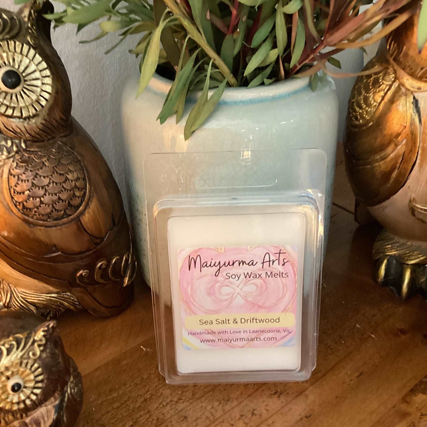 Sea Salt & Driftwood Wax Melts Clam Shell