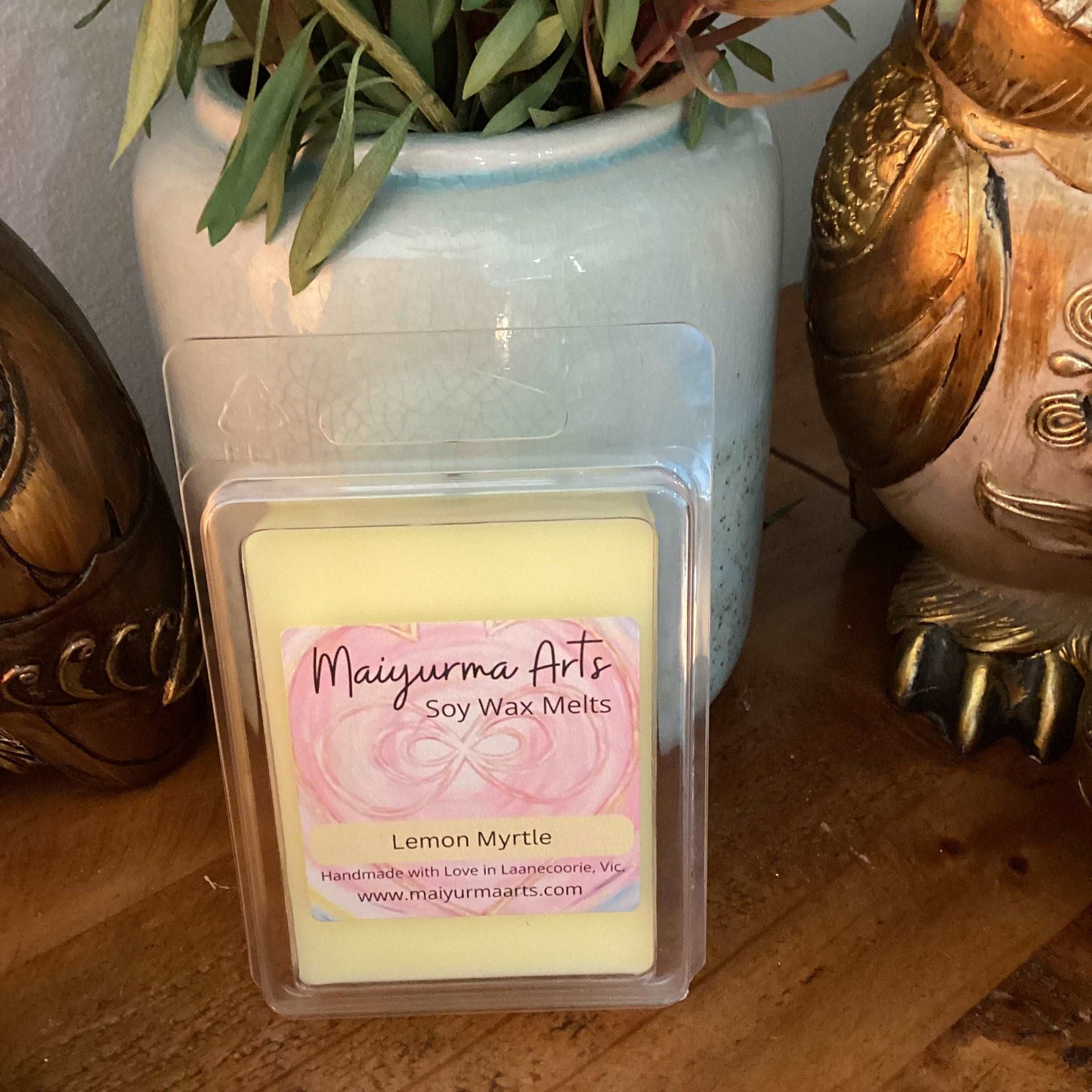 Lemon Myrtle Soy Wax Melts Clam Shell