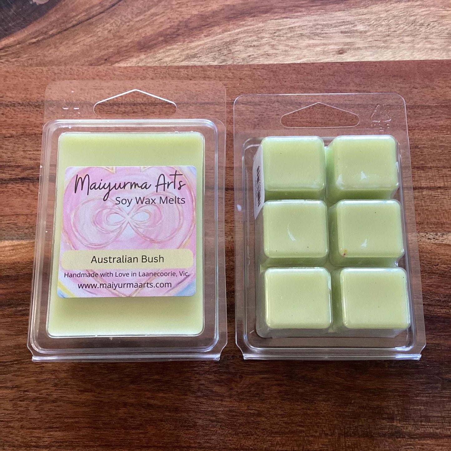 Australian Bush Soy Wax Melts Clam Shell