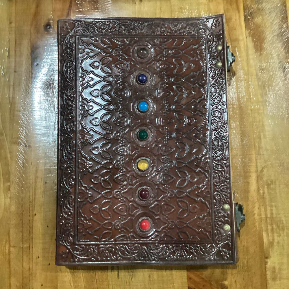 Chakra Large Leather Journal