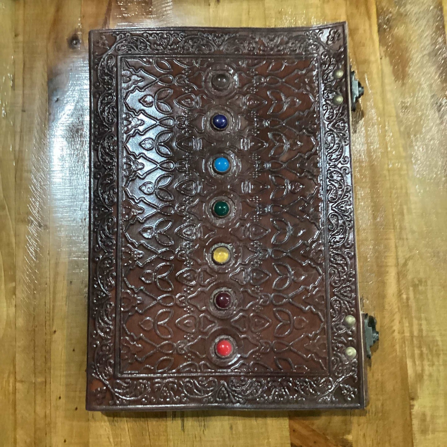 Chakra Large Leather Journal