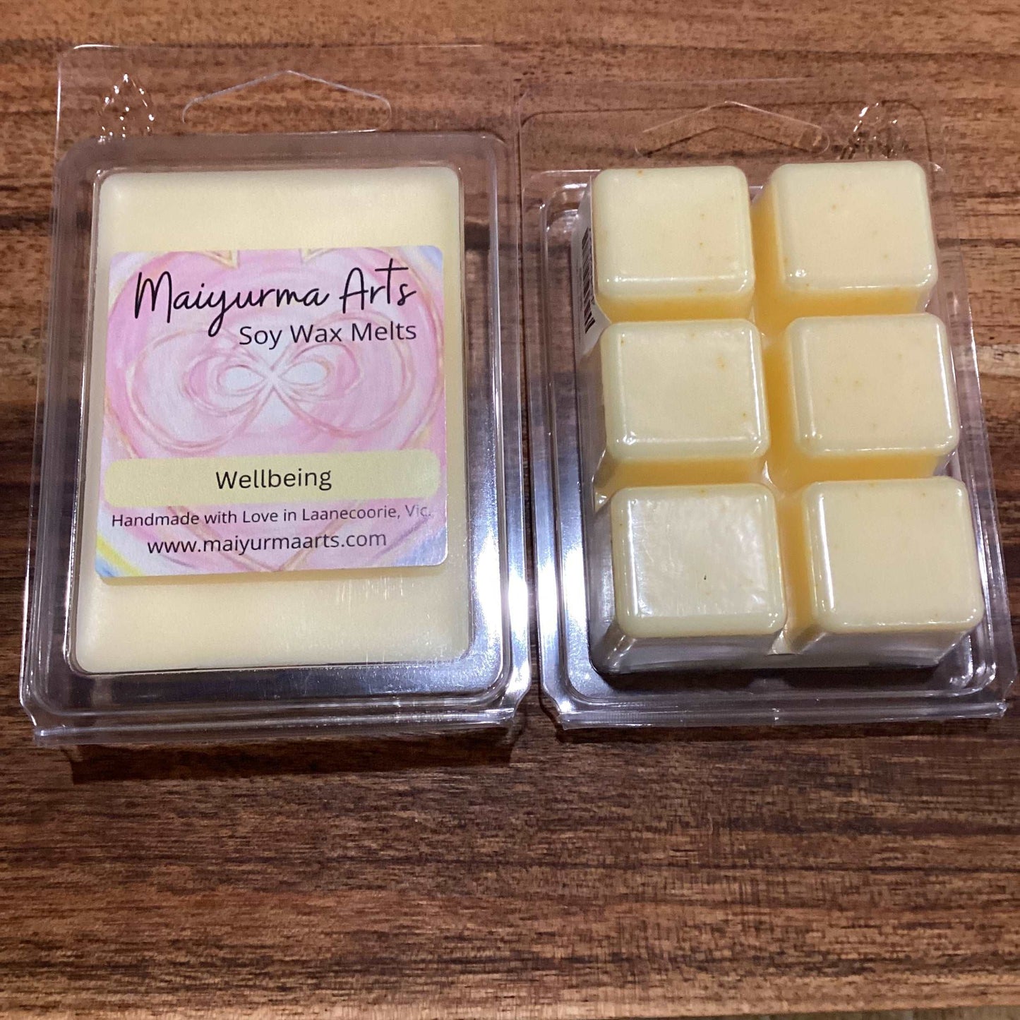 Wellbeing Soy Wax Melts Clam Shell