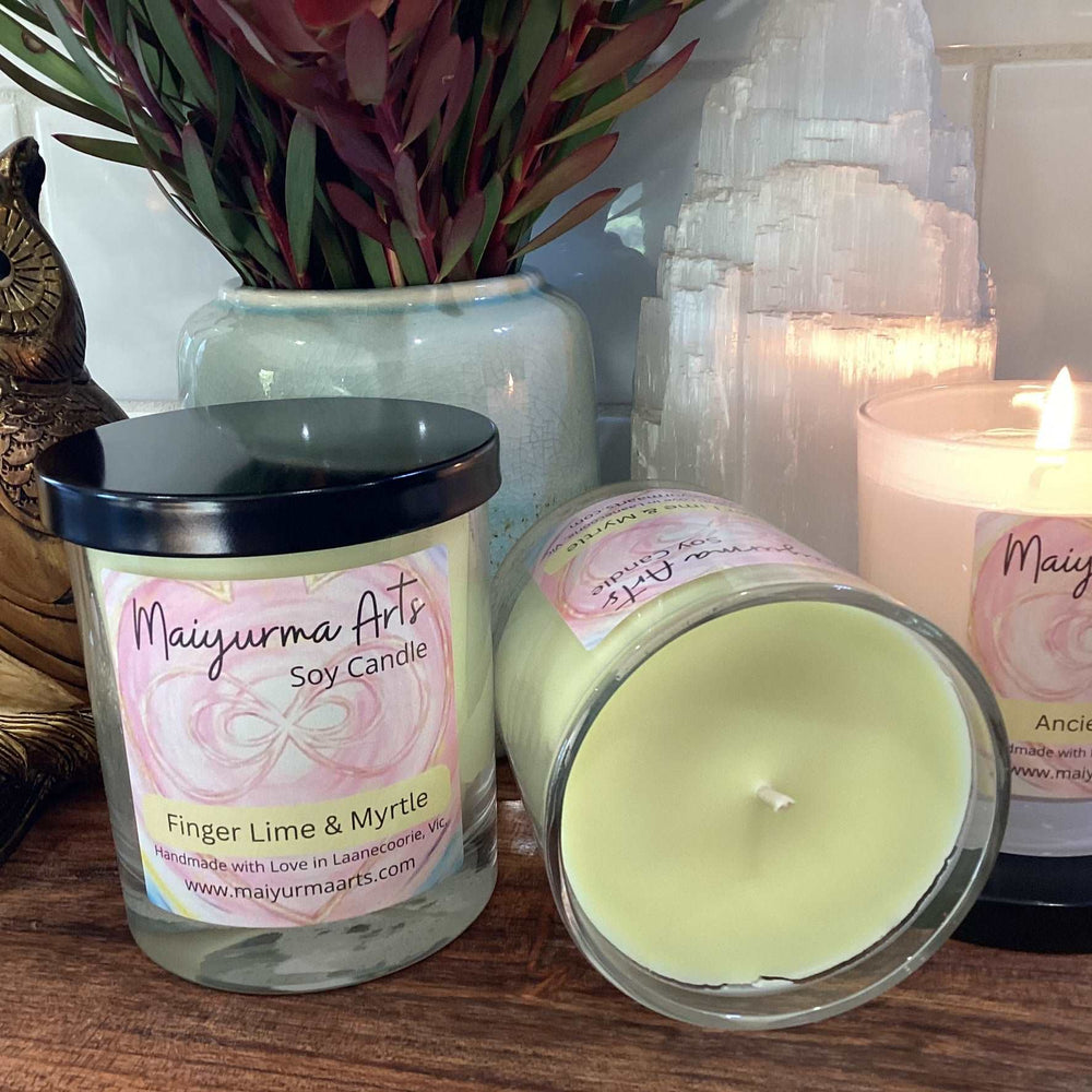 Finger Lime & Myrtle Soy Candle