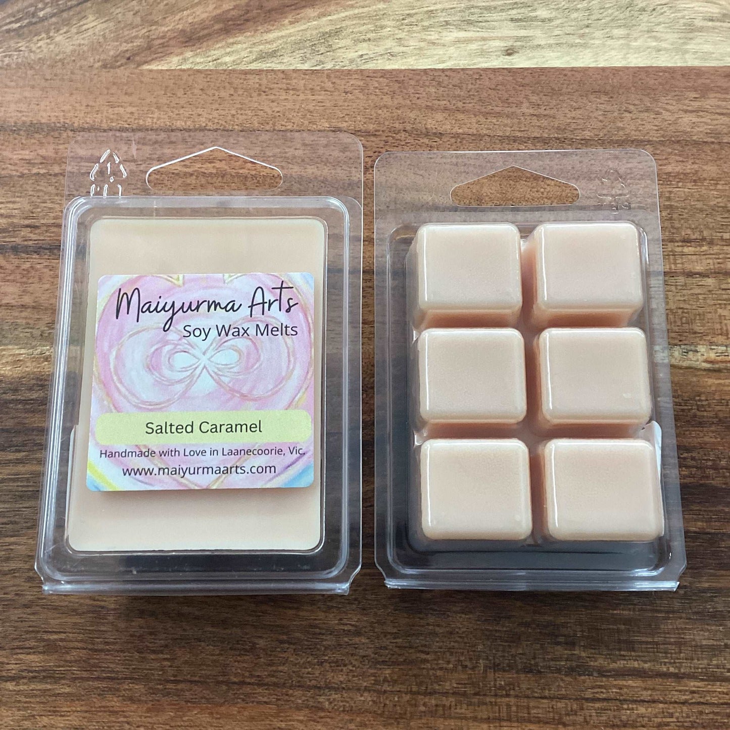 Salted Caramel Soy Wax Melts Clam Shell