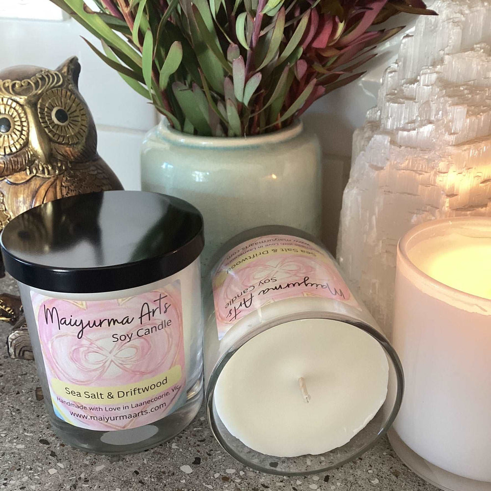 Sea Salt & Driftwood Soy Candle