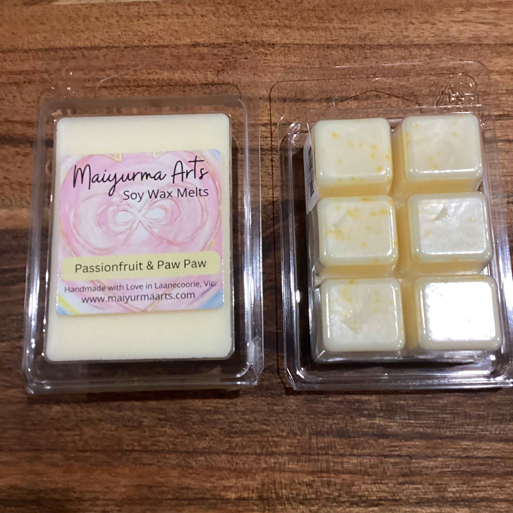 Passionfruit & Paw Paw Soy Wax Melts Clam Shell