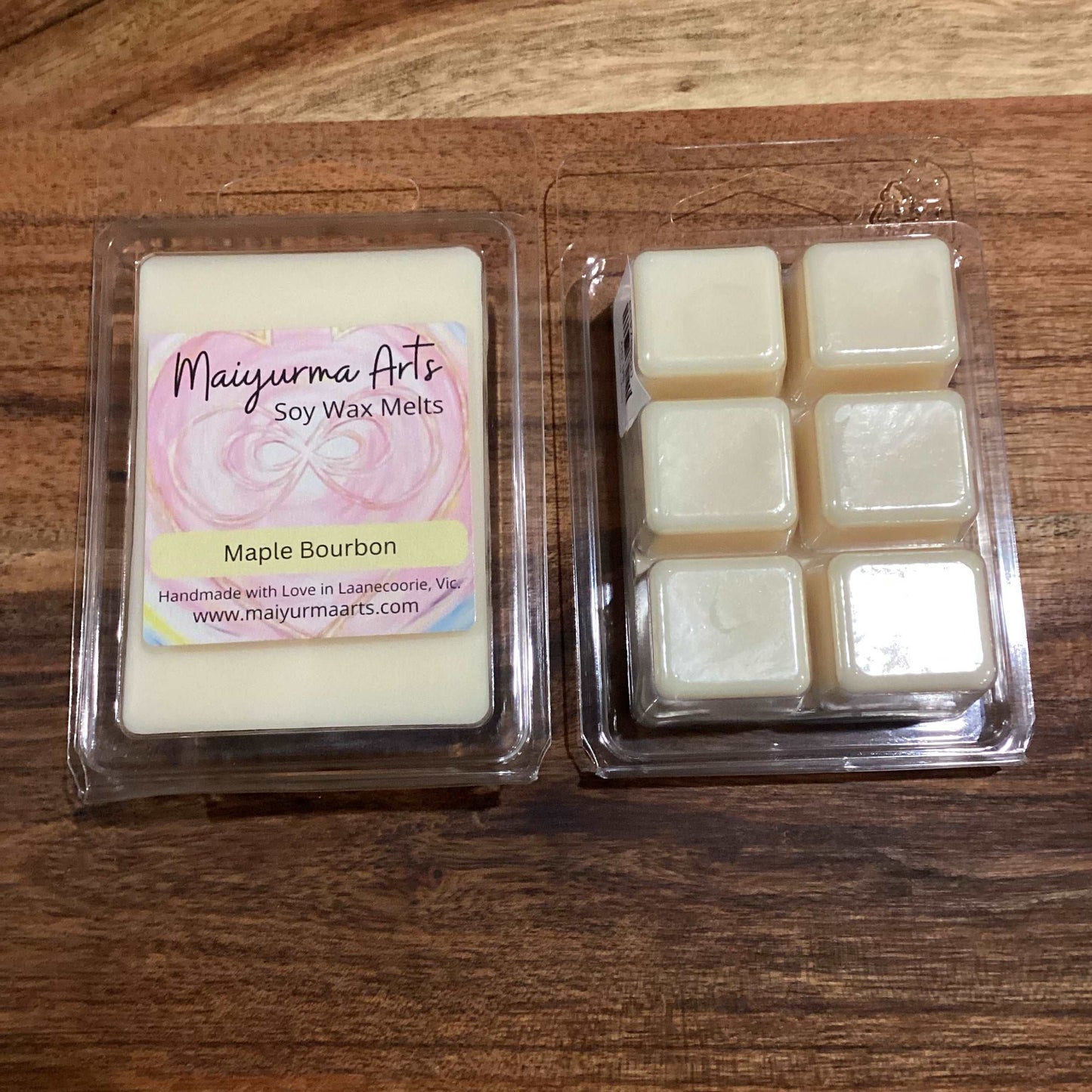 Maple Bourbon Soy Wax Melts Clam Shell