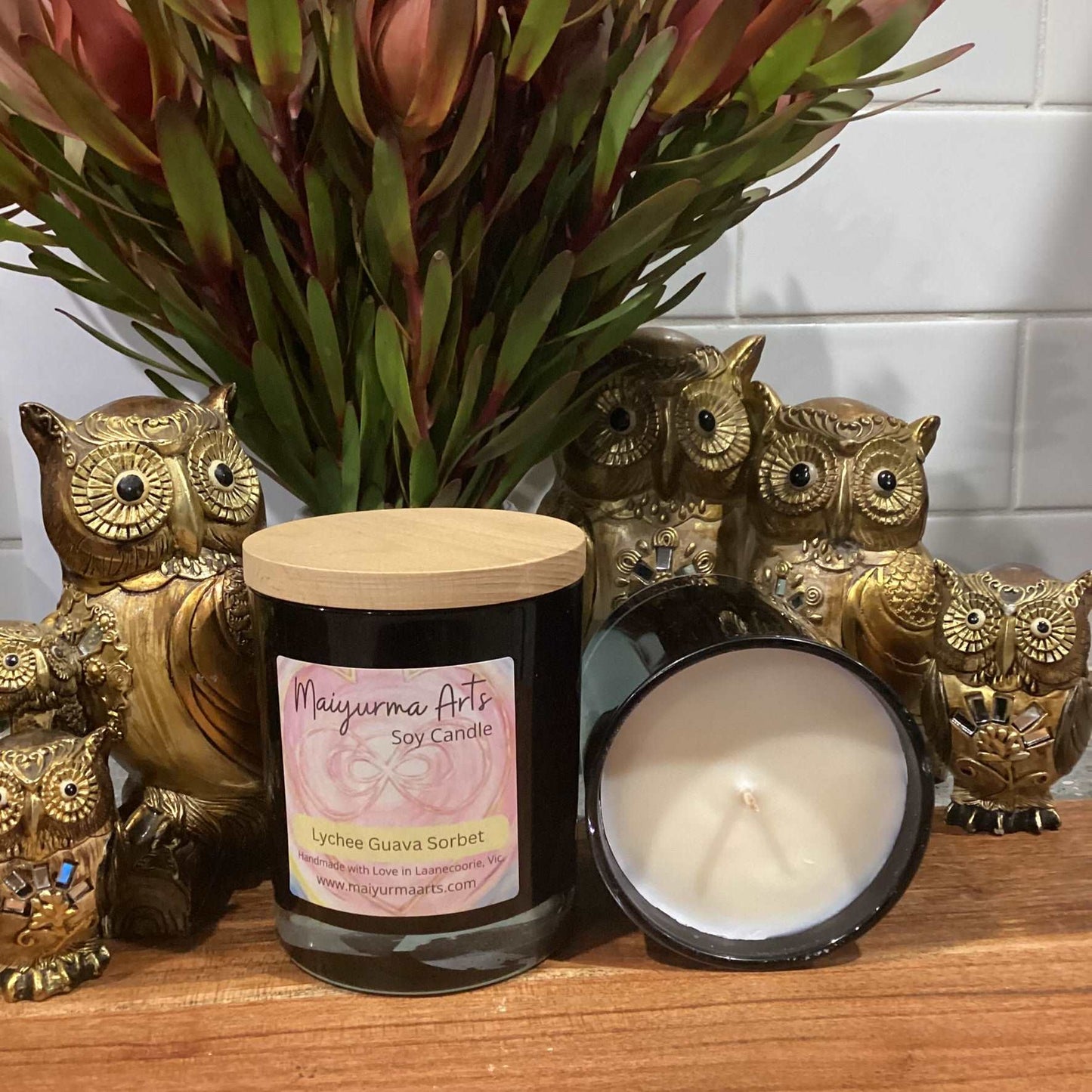 Lychee & Guava Sorbet Soy Candle XL