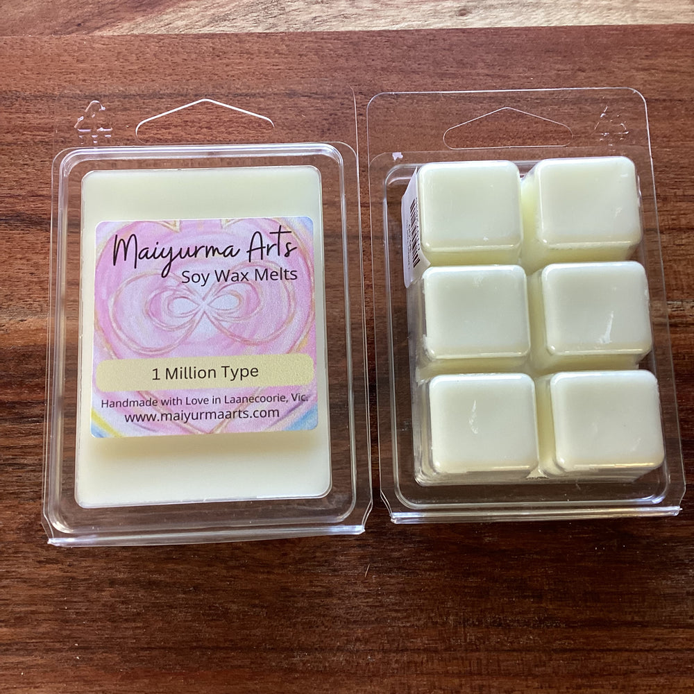 1 Million Type Soy Wax Melts Clam Shell