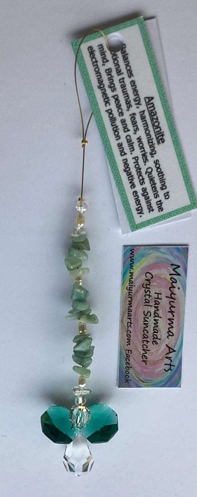 Angel of Amazonite Suncatcher