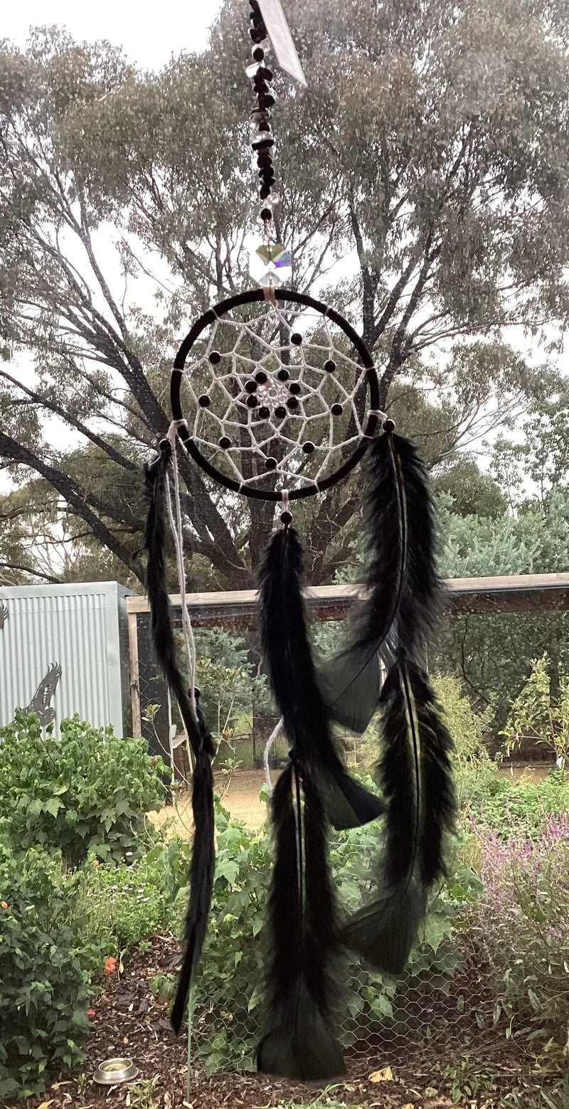 Crystal Dreamcatcher Black