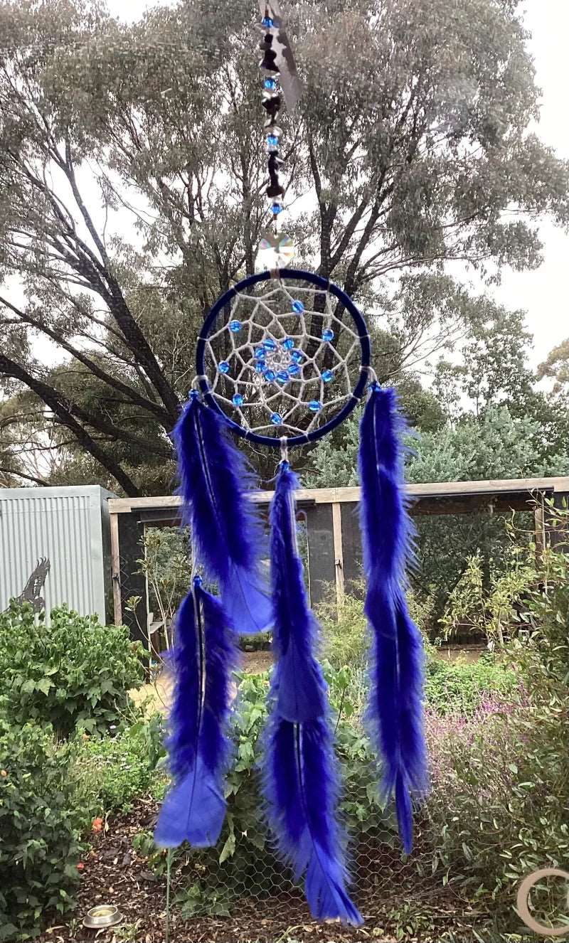 Crystal Dreamcatcher Dark Blue - Sodalite