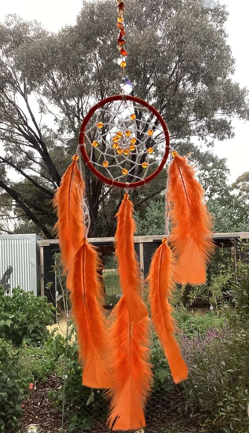 Crystal Dreamcatcher Orange